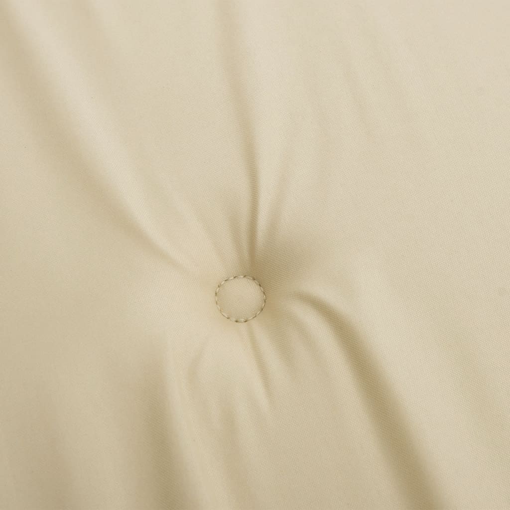 vidaXL Coussin de banc de jardin beige 200x50x3 cm tissu oxford