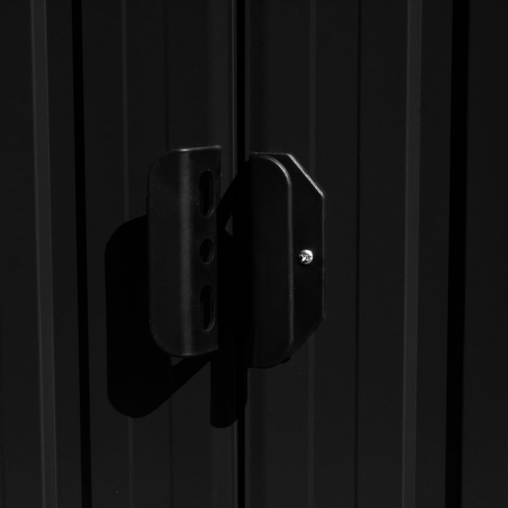 vidaXL Abri de jardin Anthracite 257x990x181 cm Acier galvanisé