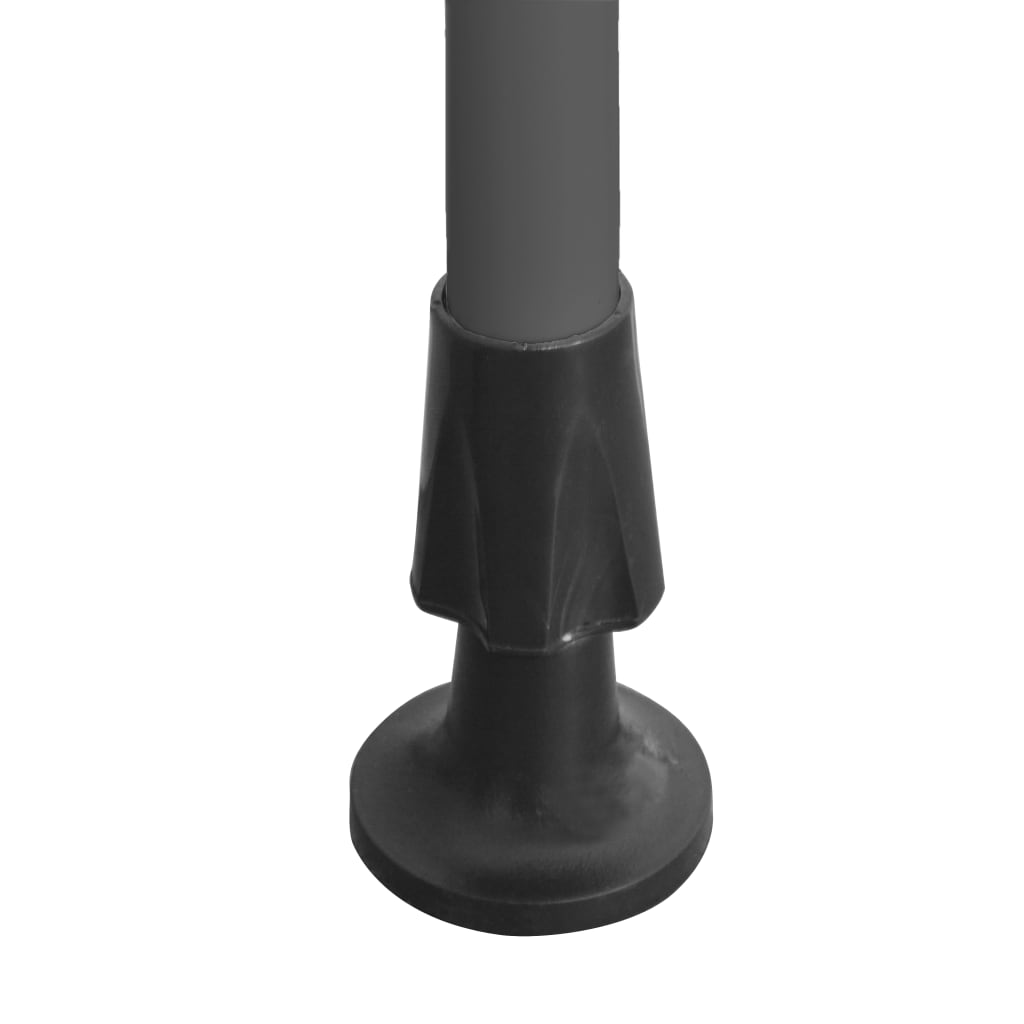 vidaXL Auvent manuel rétractable avec LED 200 cm Orange et marron