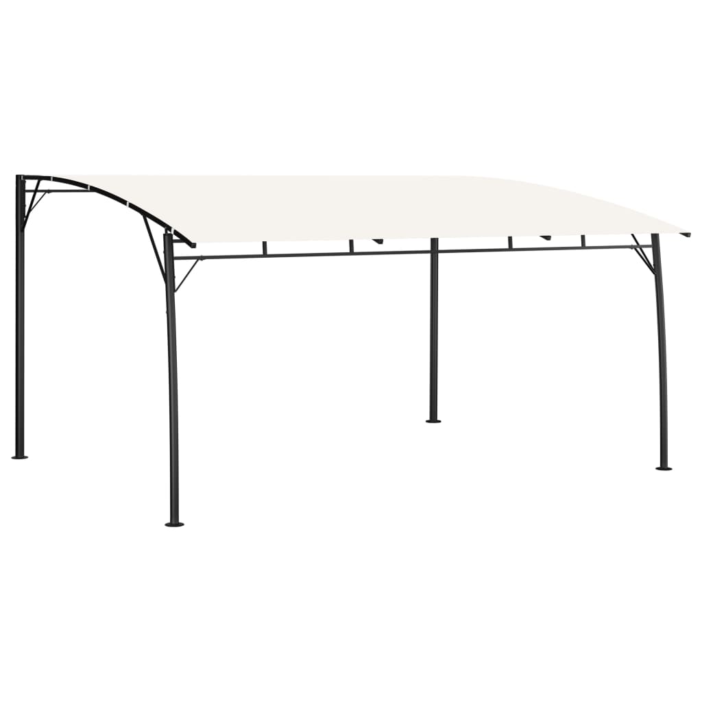 vidaXL Auvent pare-soleil de jardin 4x3x2,55 m Crème