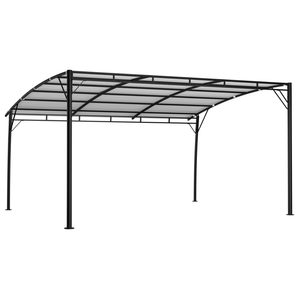 vidaXL Auvent pare-soleil de jardin 4x3x2,55 m Crème