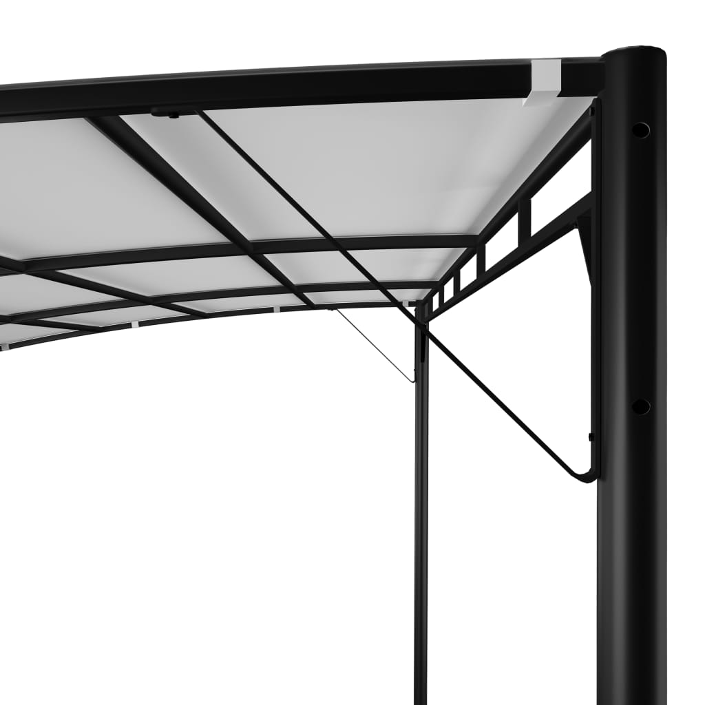 vidaXL Auvent pare-soleil de jardin 4x3x2,55 m Crème