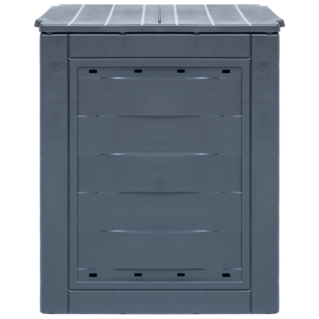 vidaXL Composteurs de jardin 2 pcs Gris 60x60x73 cm 520 L