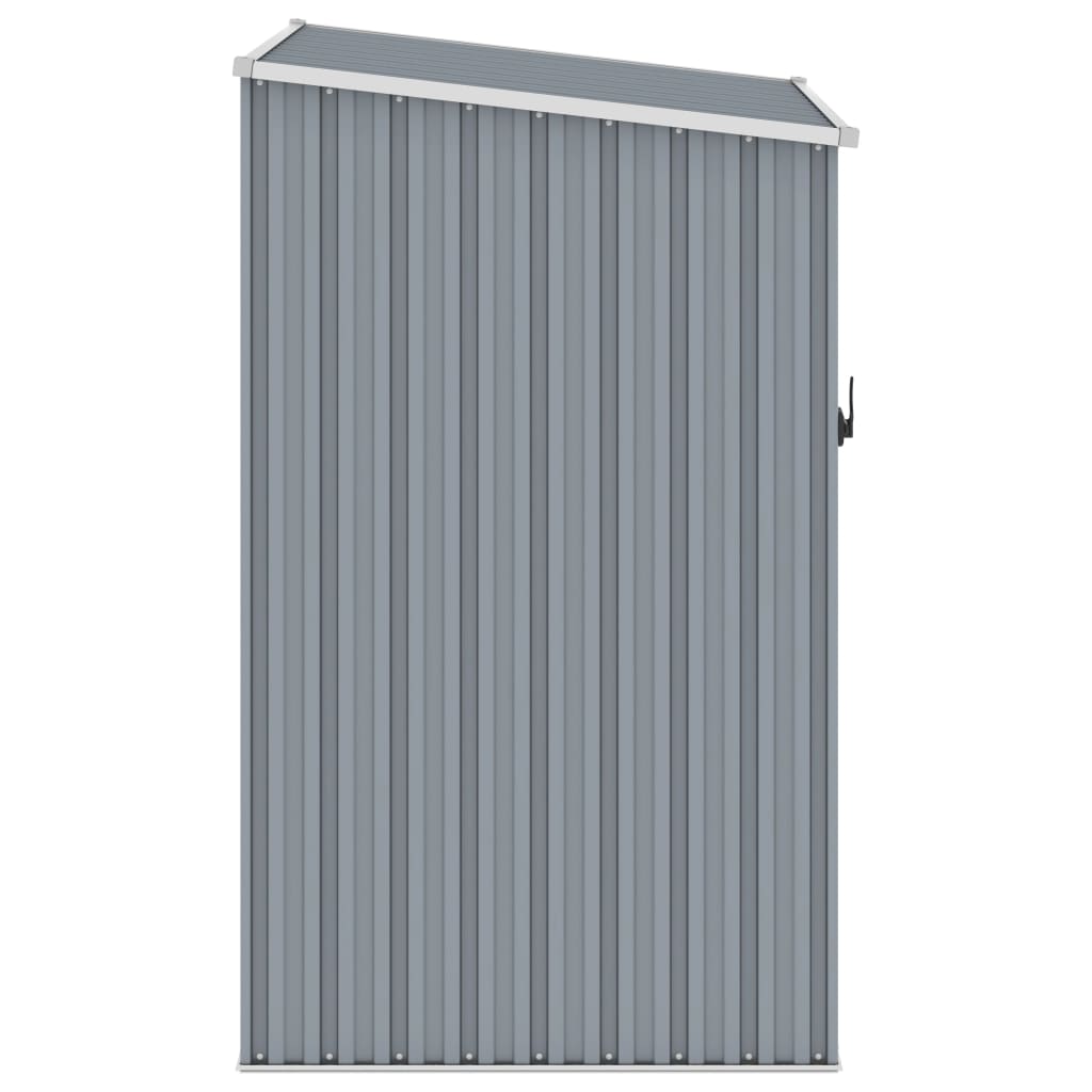 vidaXL Abri de jardin Gris 87x98x159 cm Acier galvanisé