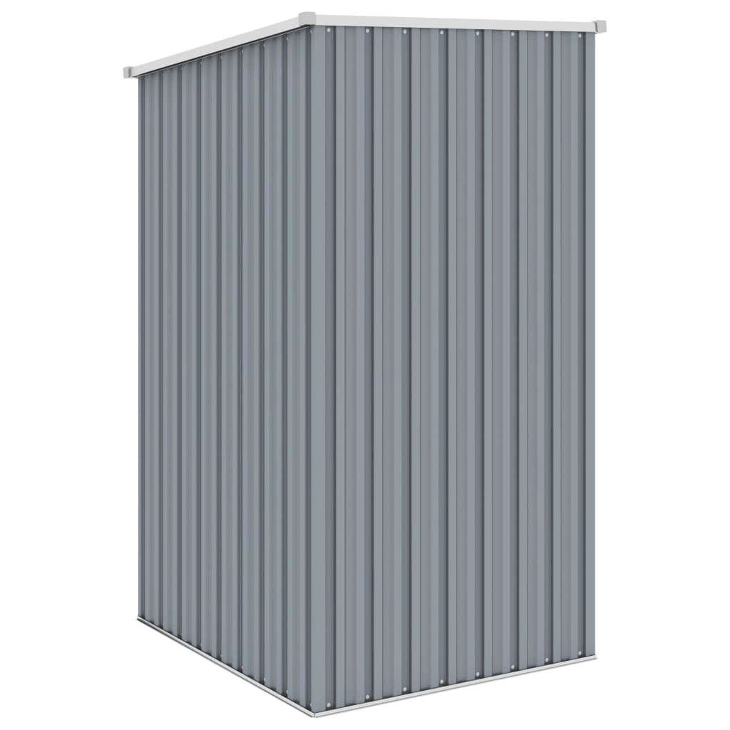 vidaXL Abri de jardin Gris 87x98x159 cm Acier galvanisé