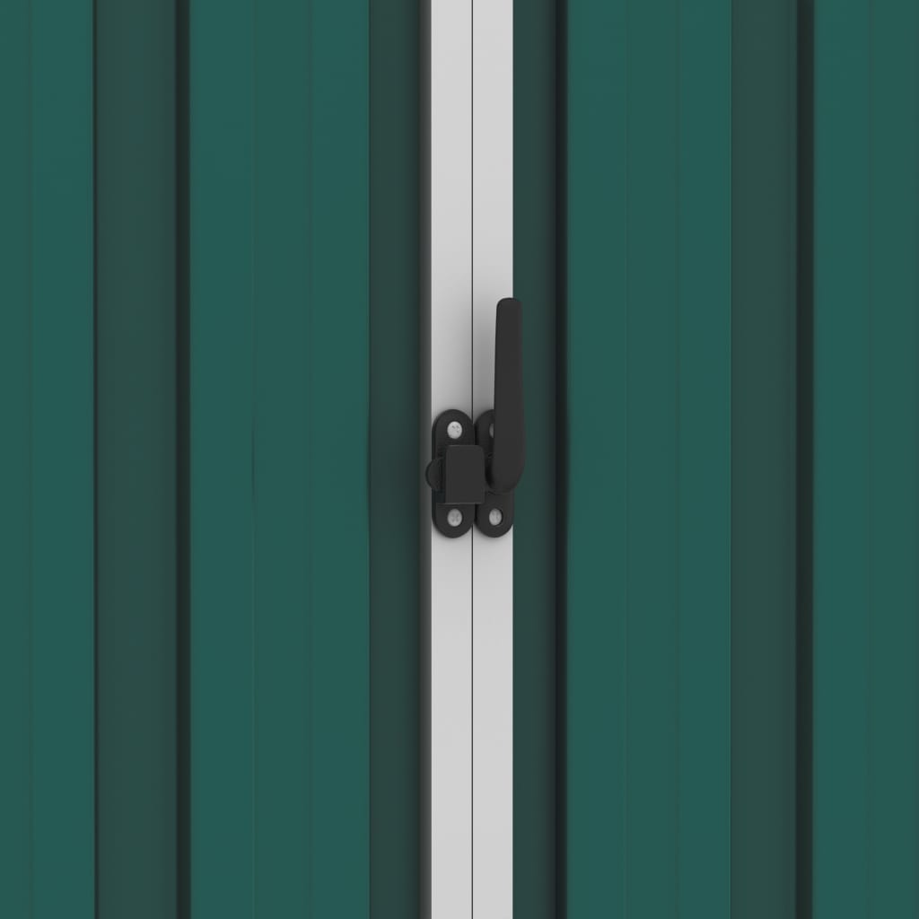 vidaXL Abri de jardin Vert 205x129x183 cm Acier galvanisé
