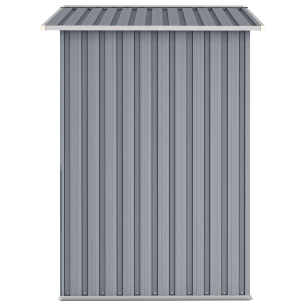 vidaXL Abri de jardin Gris 205x129x183 cm Acier galvanisé
