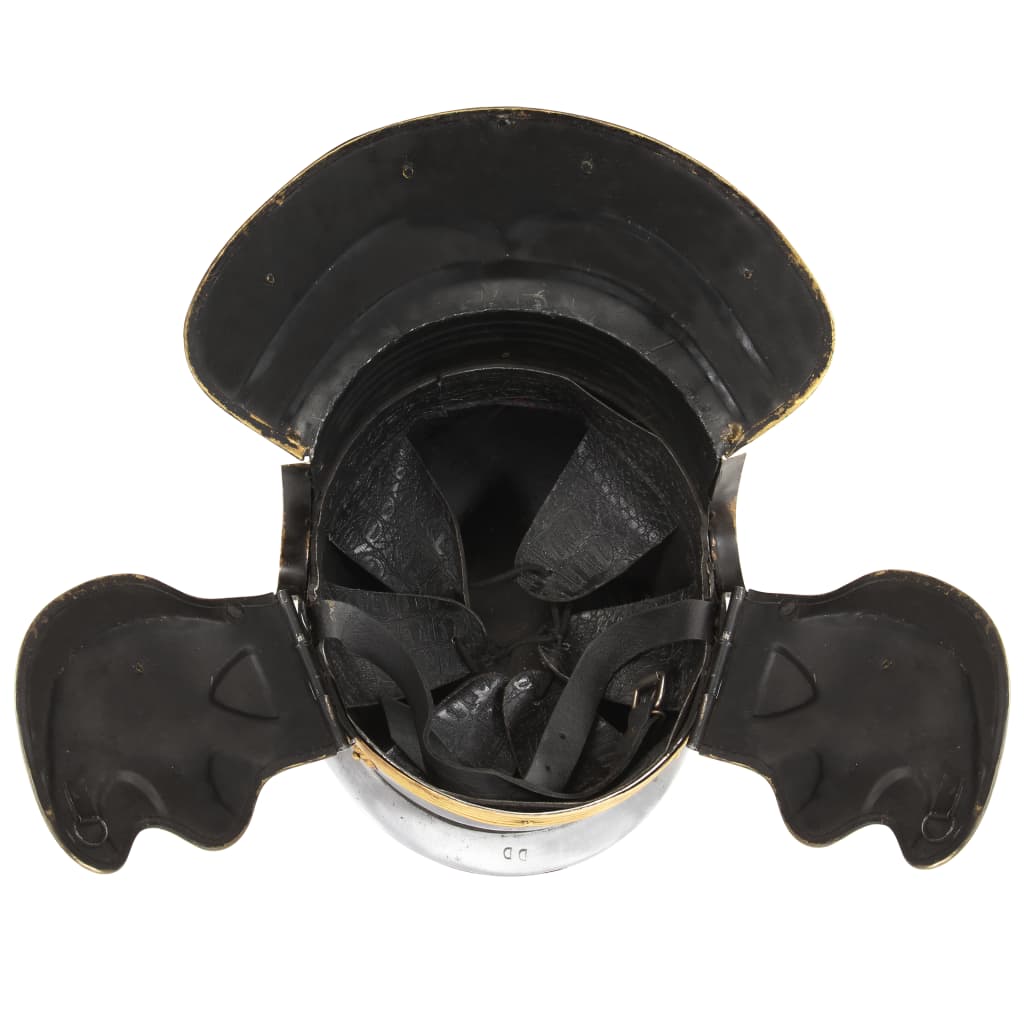 vidaXL Casque de soldat romain antique pour GN Argenté Acier