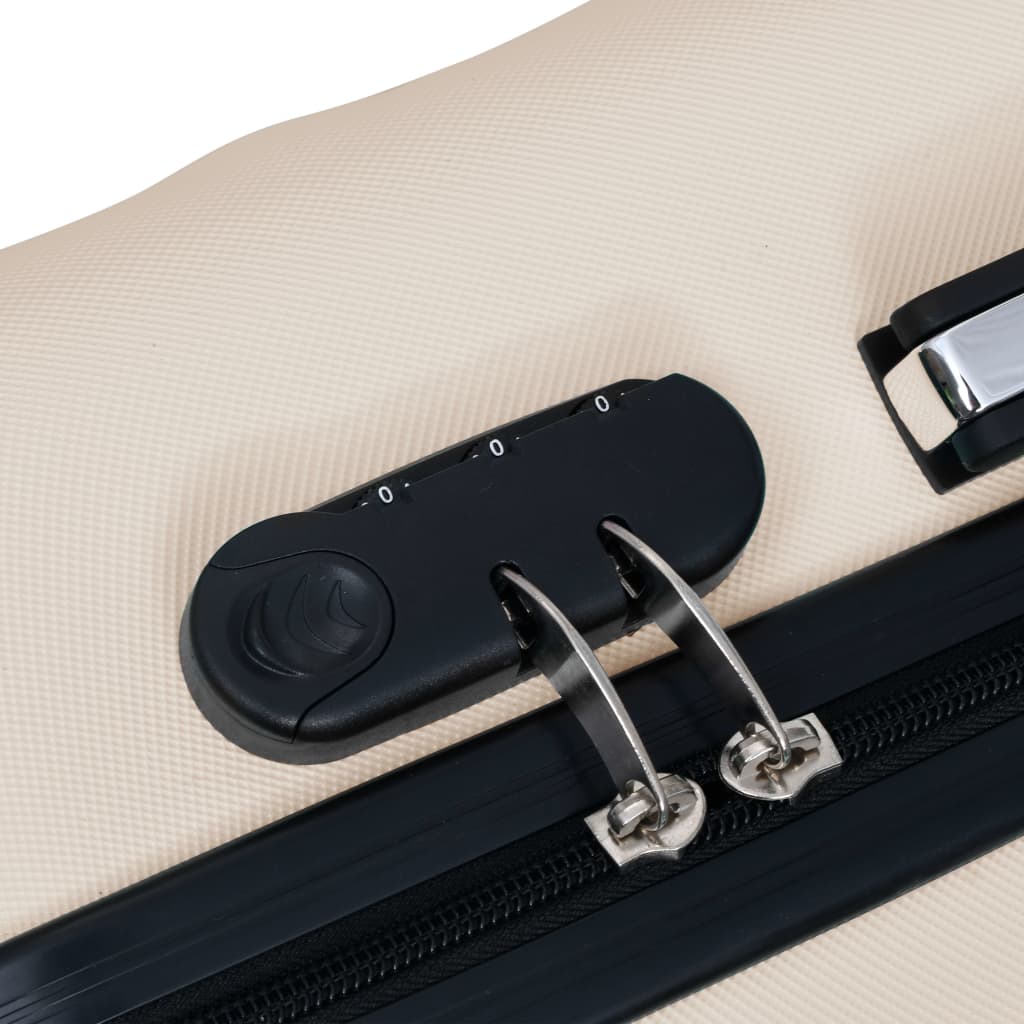 vidaXL Ensemble de valises rigides 2 pcs Doré ABS