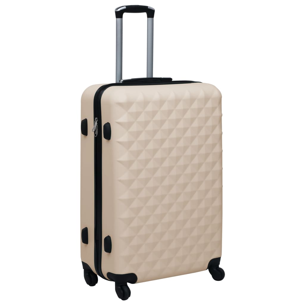 vidaXL Ensemble de valises rigides 2 pcs Doré ABS