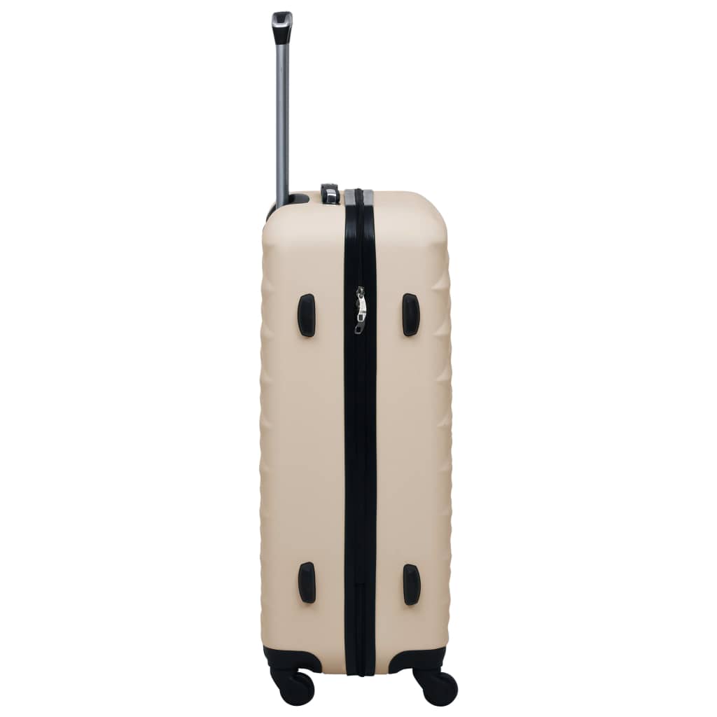 vidaXL Ensemble de valises rigides 2 pcs Doré ABS