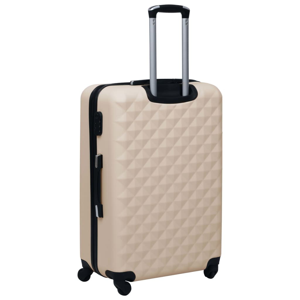 vidaXL Ensemble de valises rigides 2 pcs Doré ABS