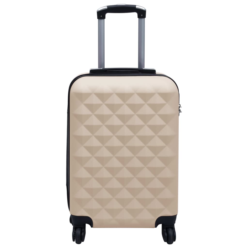 vidaXL Ensemble de valises rigides 2 pcs Doré ABS