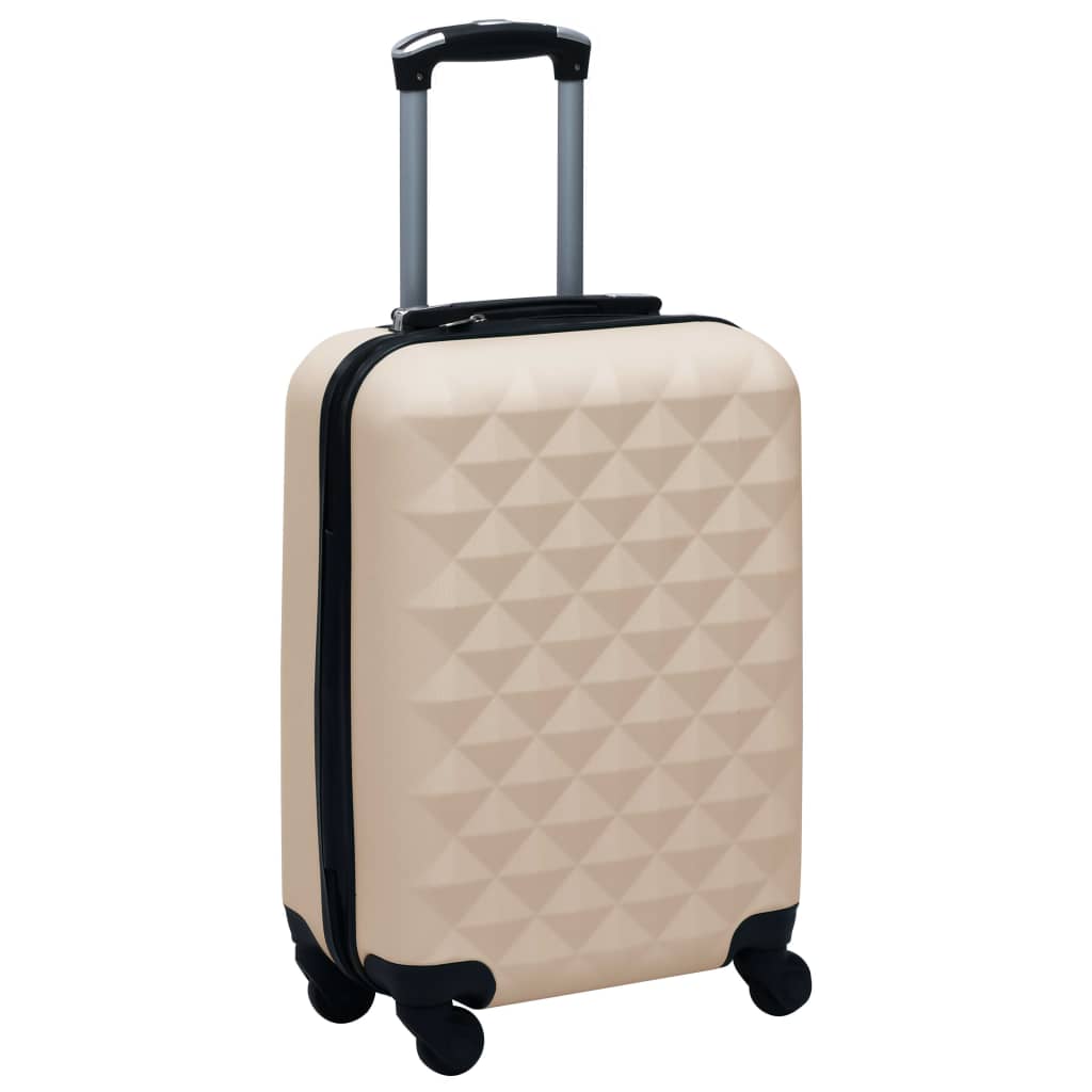 vidaXL Ensemble de valises rigides 2 pcs Doré ABS