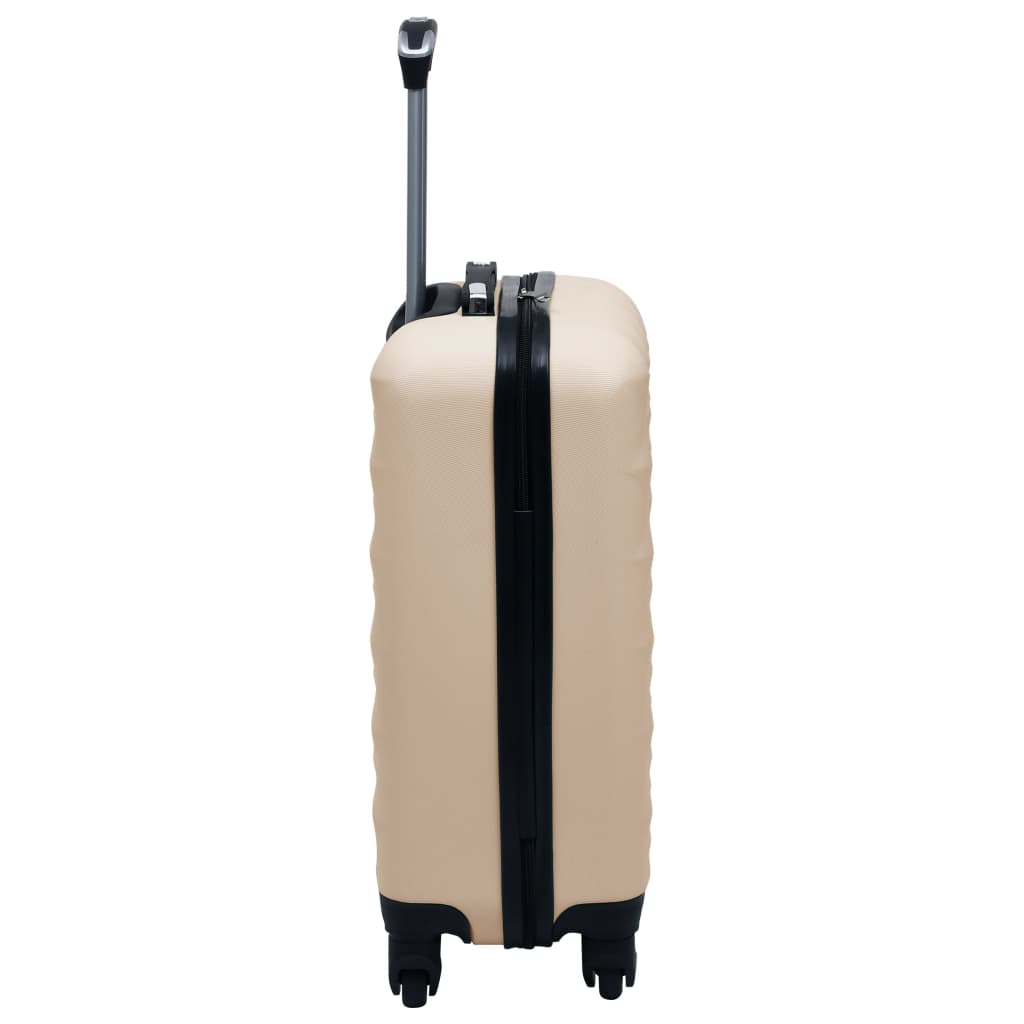 vidaXL Ensemble de valises rigides 2 pcs Doré ABS