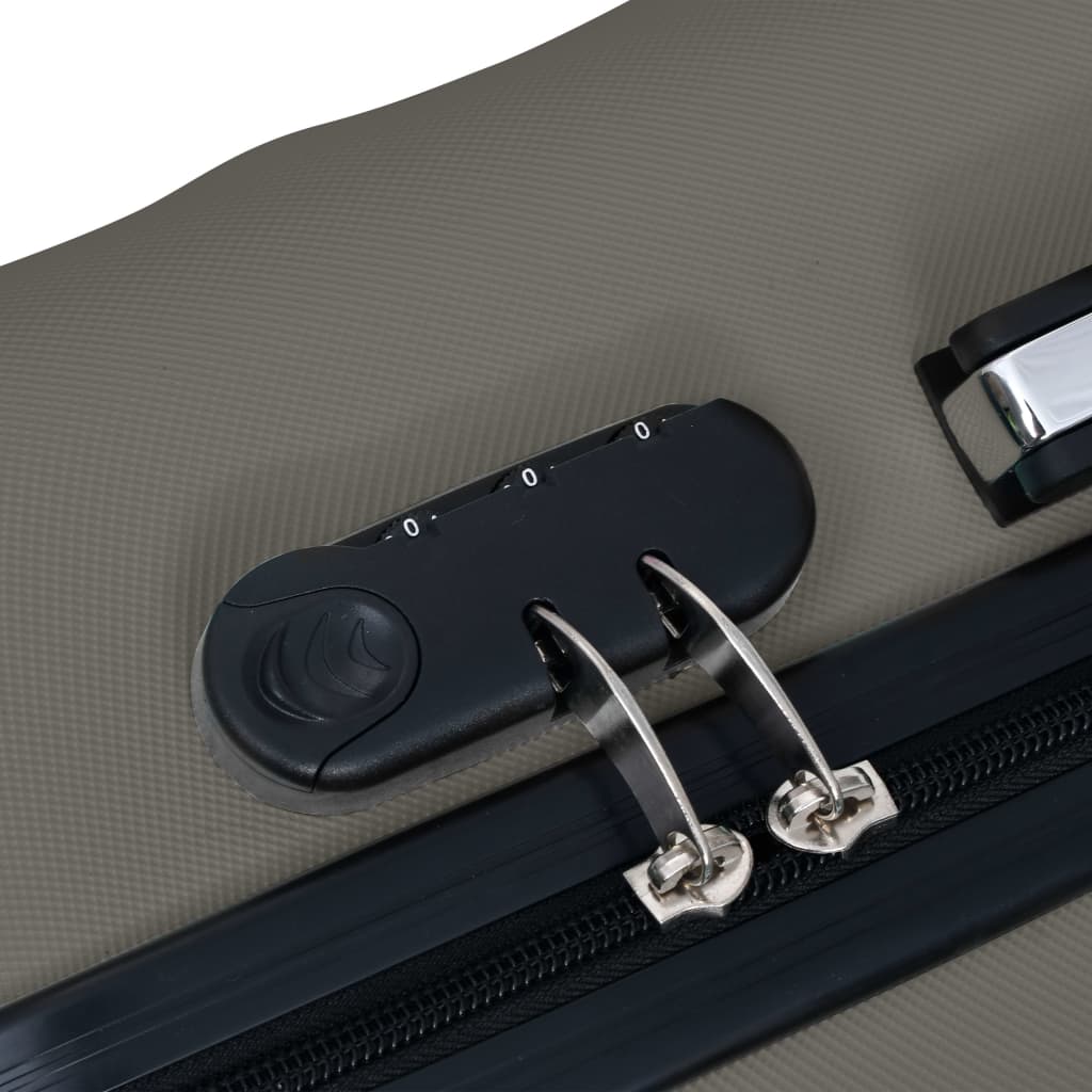 vidaXL Ensemble de valises rigides 2 pcs Anthracite ABS