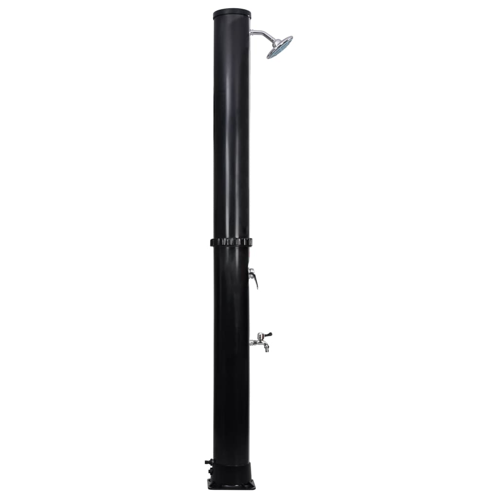 vidaXL Douche solaire d'extérieur avec pomme de douche et robinet 40 L