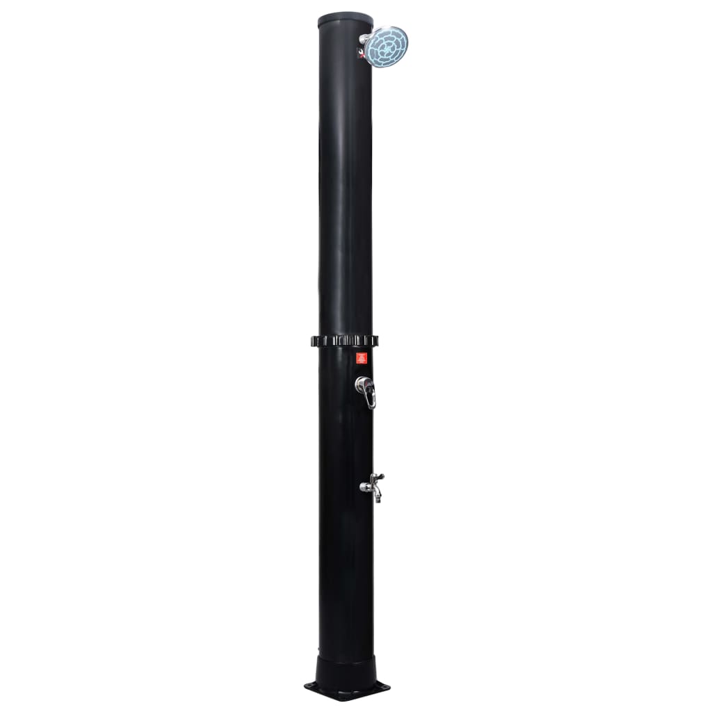 vidaXL Douche solaire d'extérieur avec pomme de douche et robinet 40 L