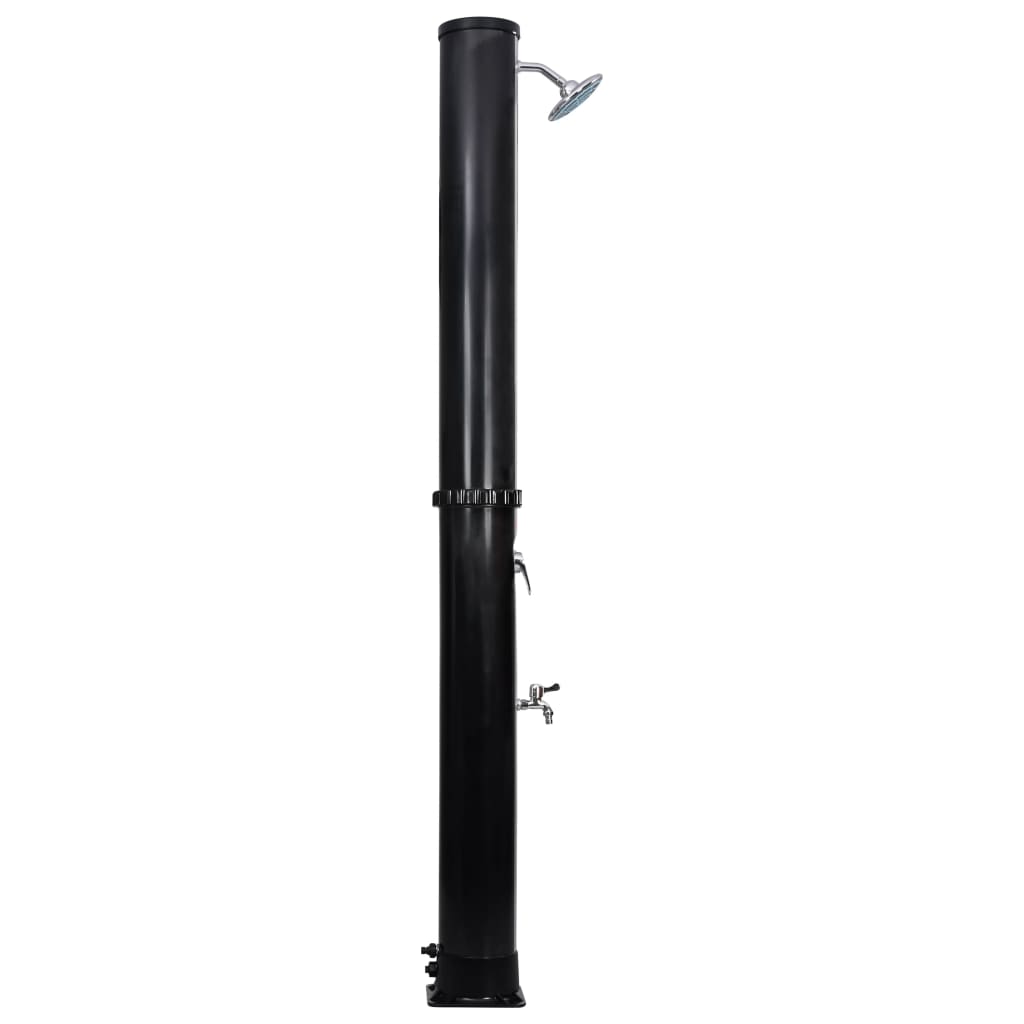 vidaXL Douche solaire d'extérieur avec pomme de douche et robinet 40 L