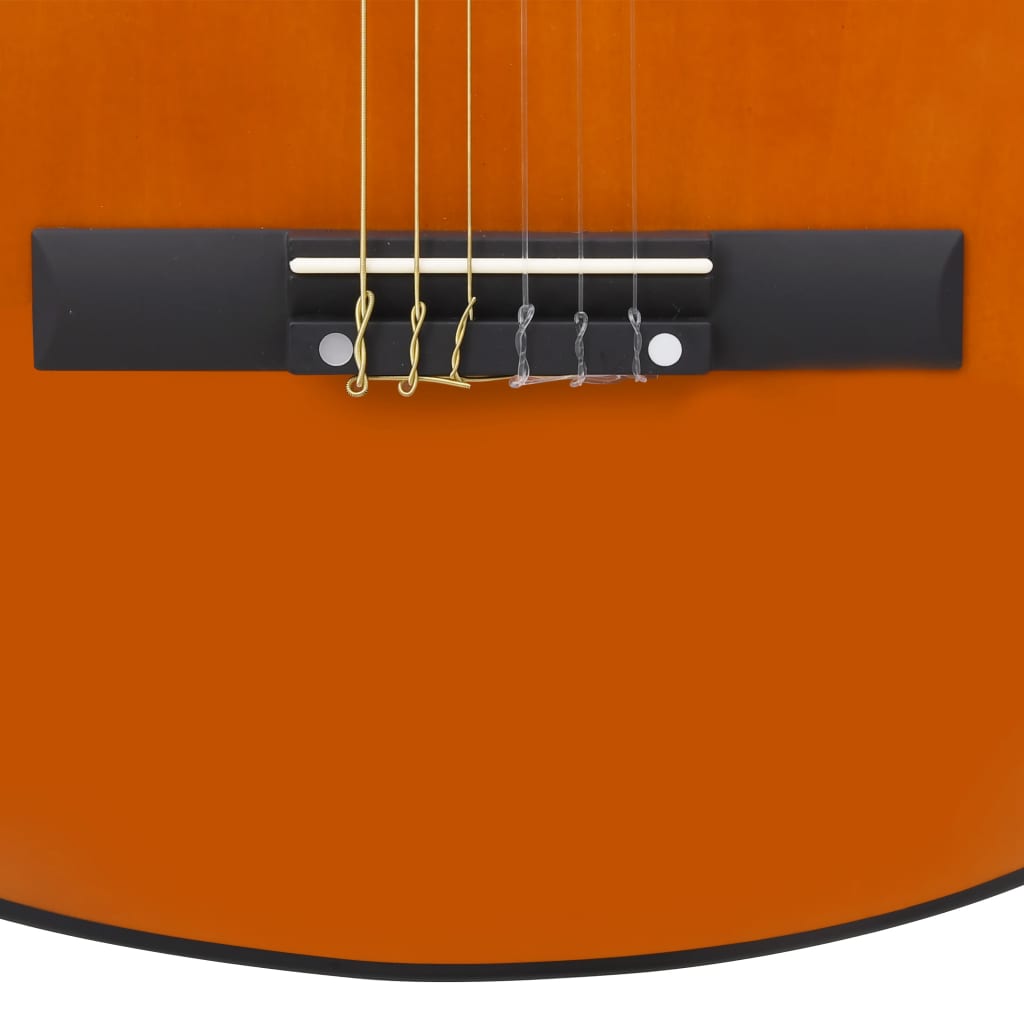 vidaXL Jeu de guitare classique pour débutants 12 pcs 4/4 39"