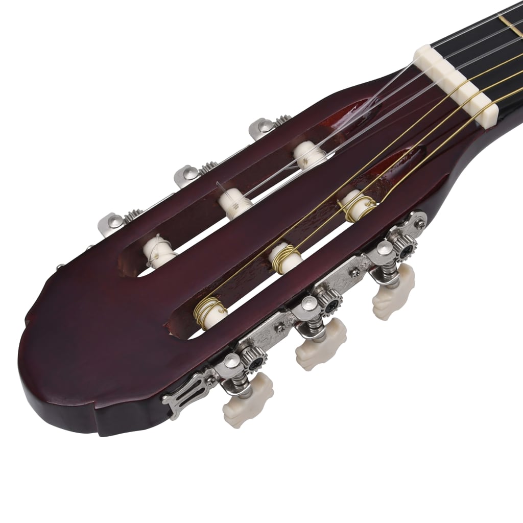 vidaXL Jeu de guitare classique pour débutants 12 pcs 4/4 39"