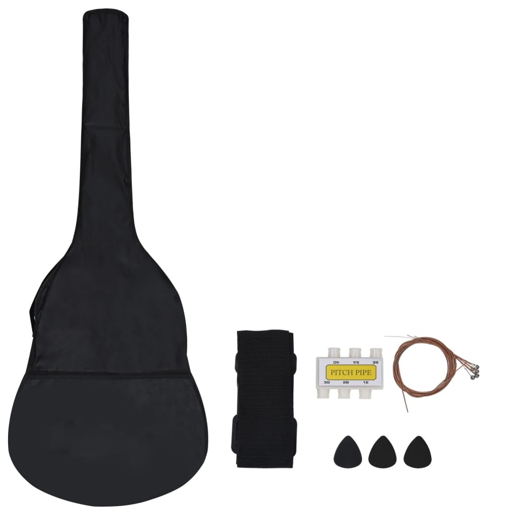 vidaXL Ensemble de guitare classique débutants et enfants 8pcs 3/4 36"