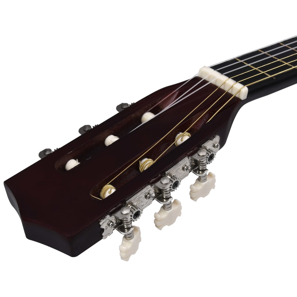 vidaXL Guitare classique pour débutants et enfants 1/2 34" Tilleul