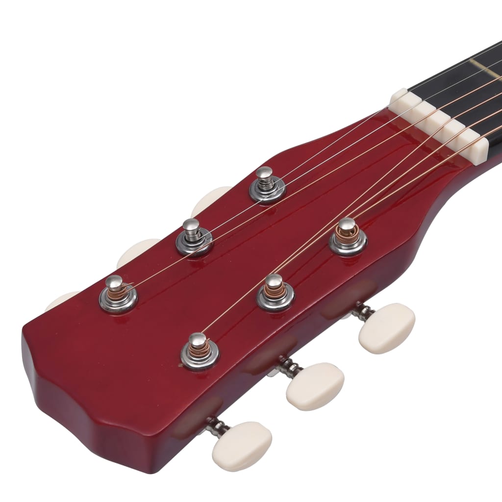 vidaXL Guitare acoustique pan coupé western avec 6 cordes 38" tilleul