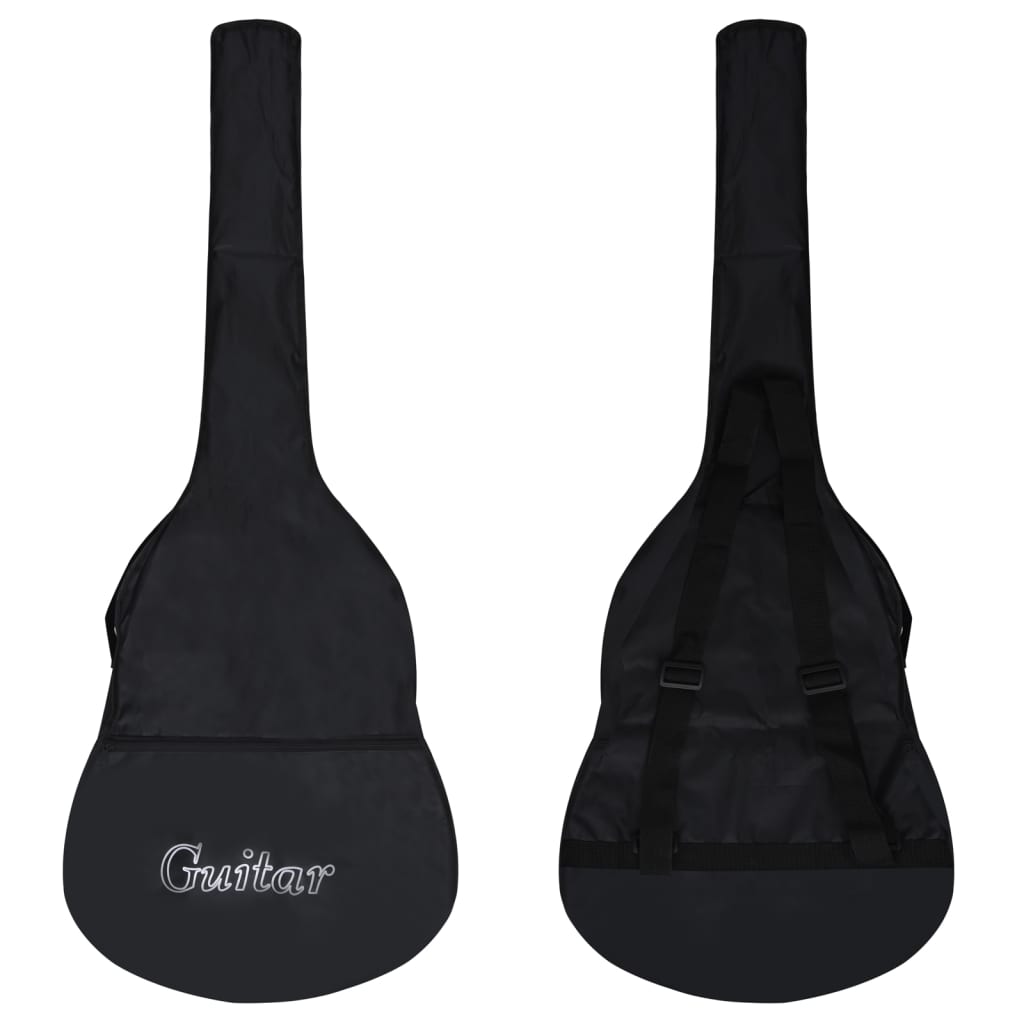 vidaXL Jeu de guitare 12 pcs acoustique pan coupé western 6 cordes 38"