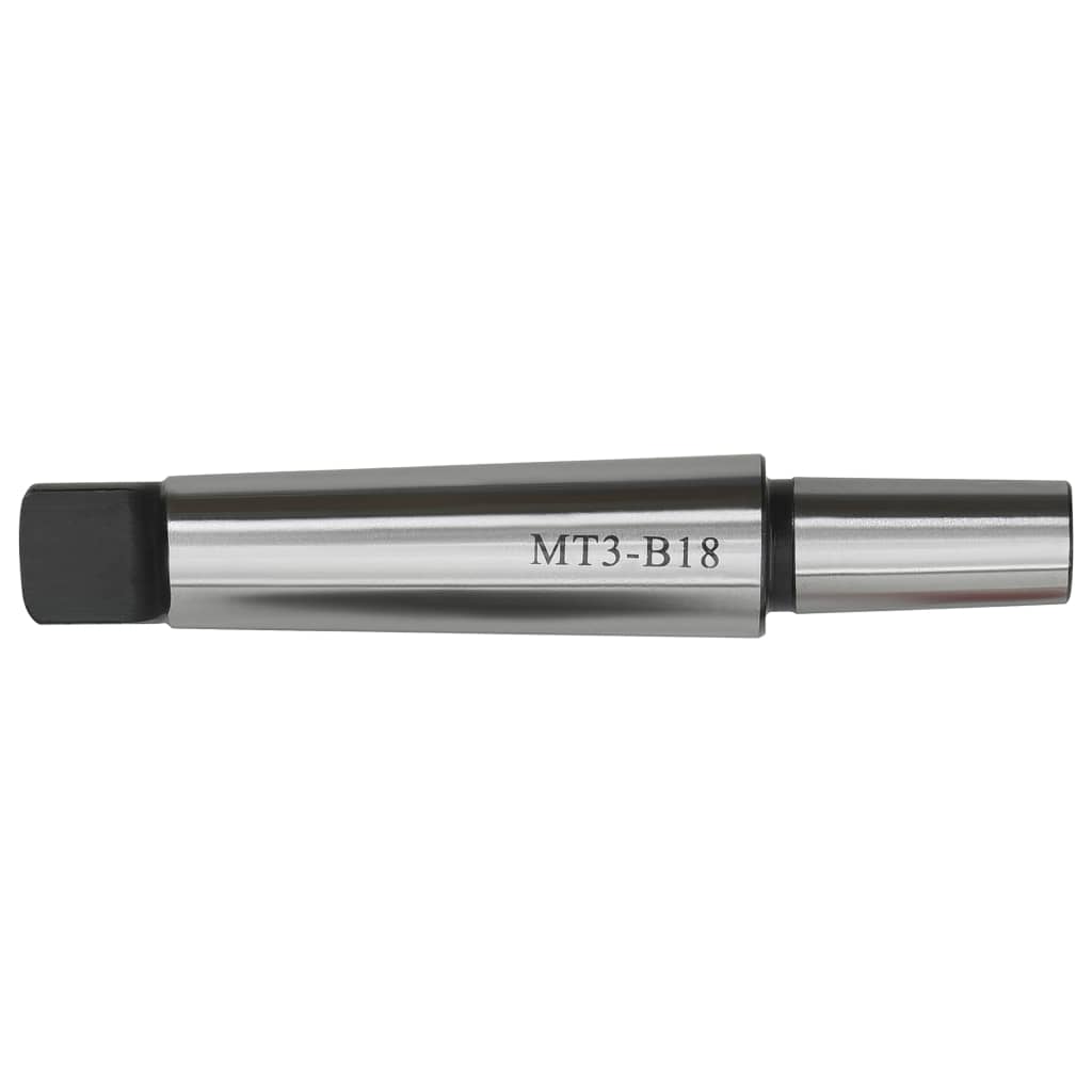 vidaXL Mandrin de taraudage B18 et tige MT3 de filetage interne M3-M16
