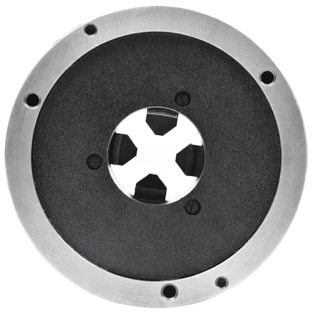 vidaXL Mandrin de tour auto-centrant à 4 mâchoires 200 mm Acier
