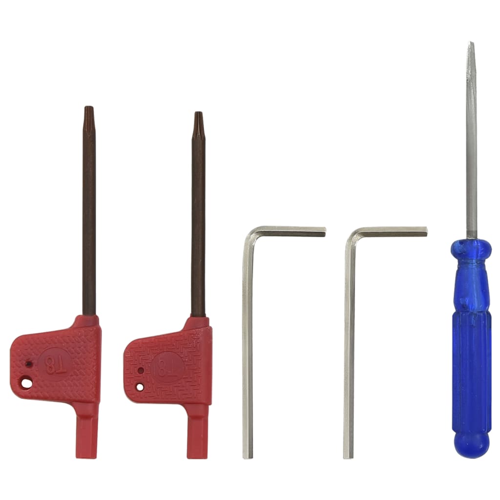 vidaXL Jeu d’outils de tournage indexables 12 pcs 8x8 mm 70 mm