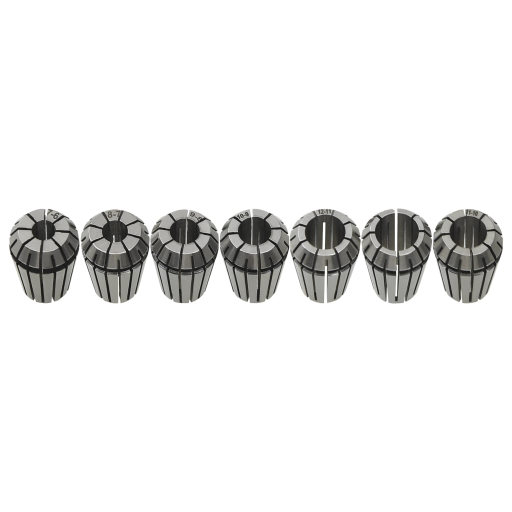 vidaXL Douilles de serrage ER20 13 pcs Ensemble d'outils de tournage