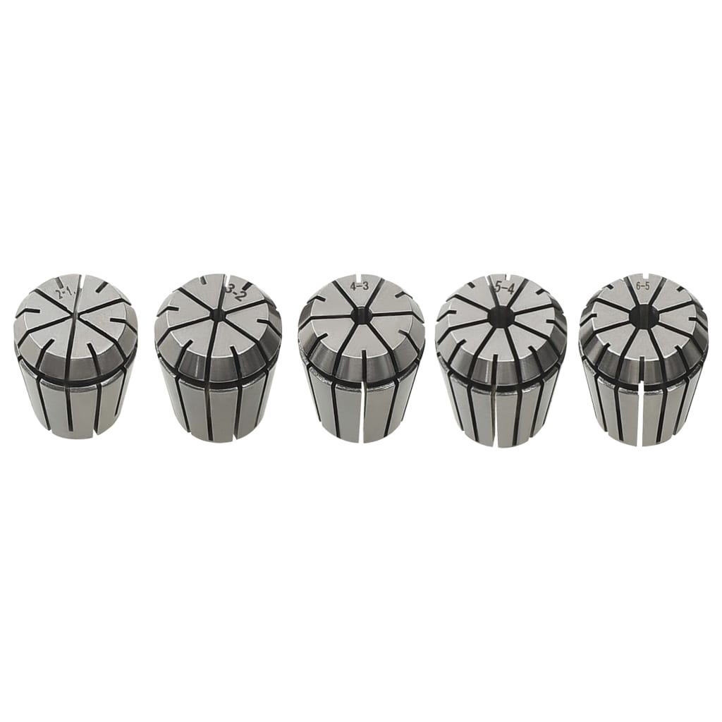 vidaXL Douilles de serrage ER25 15 pcs Ensemble d'outils de tournage