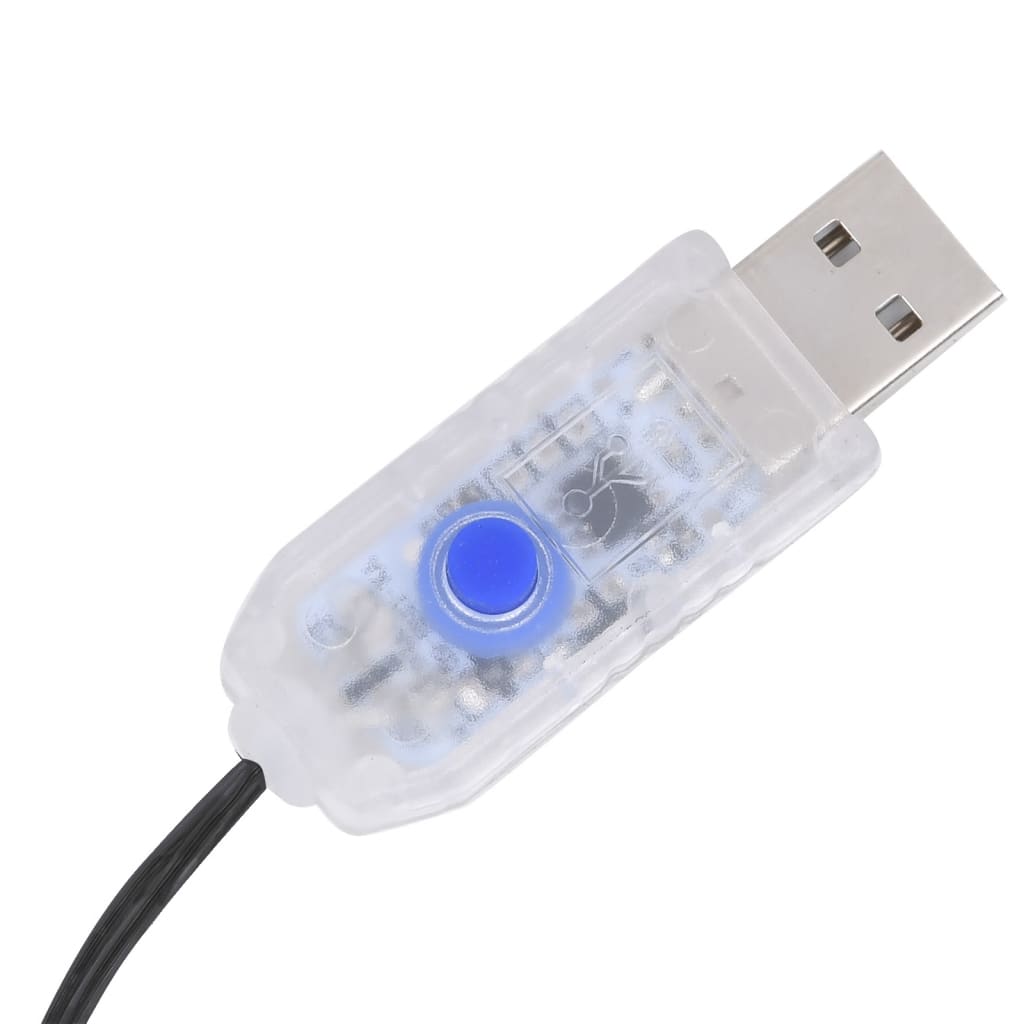 vidaXL Guirlande lumineuse filet d'arbre de Noël 300 LED 300 cm