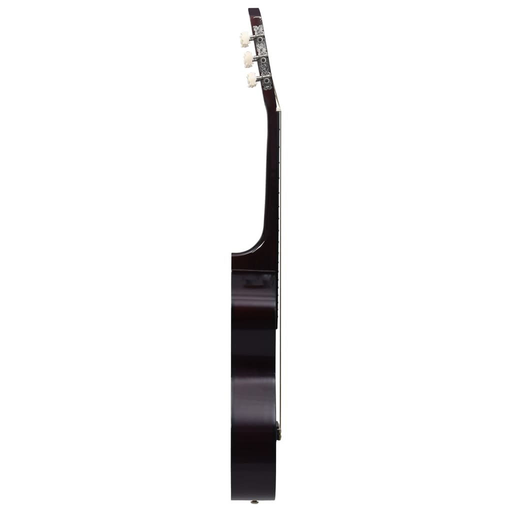 vidaXL Guitare classique avec sac pour débutants et enfants 1/2 34"