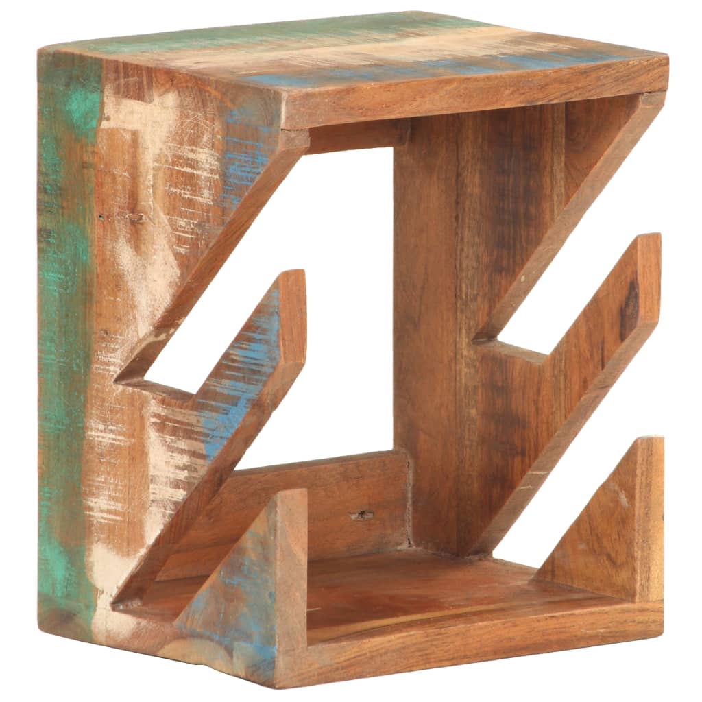 vidaXL Support mural planche à roulettes 25x20x30 cm Bois récupération