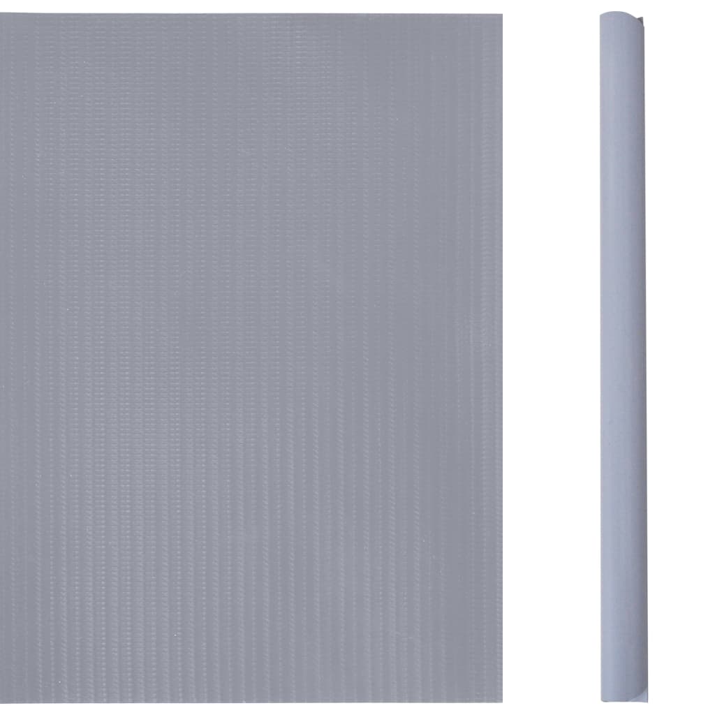 vidaXL Écran d'intimité de jardin PVC 35x0,19 m Gris clair mat