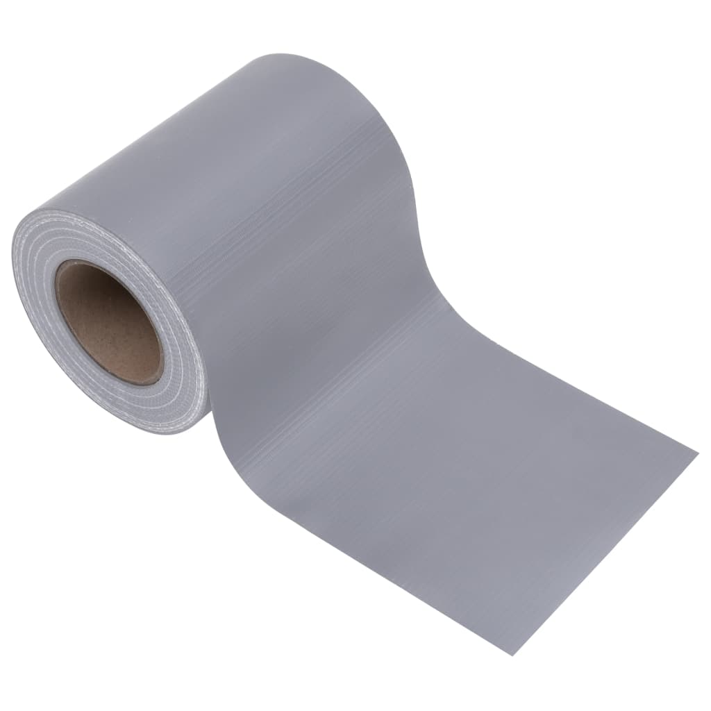vidaXL Écran d'intimité de jardin PVC 35x0,19 m Gris clair mat