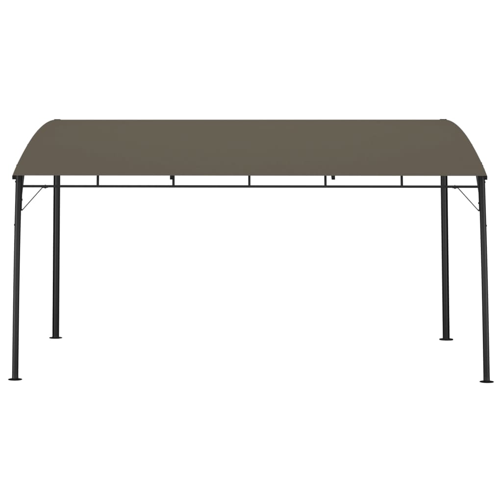 vidaXL Auvent pare-soleil de jardin 4x3x2,55 m Taupe