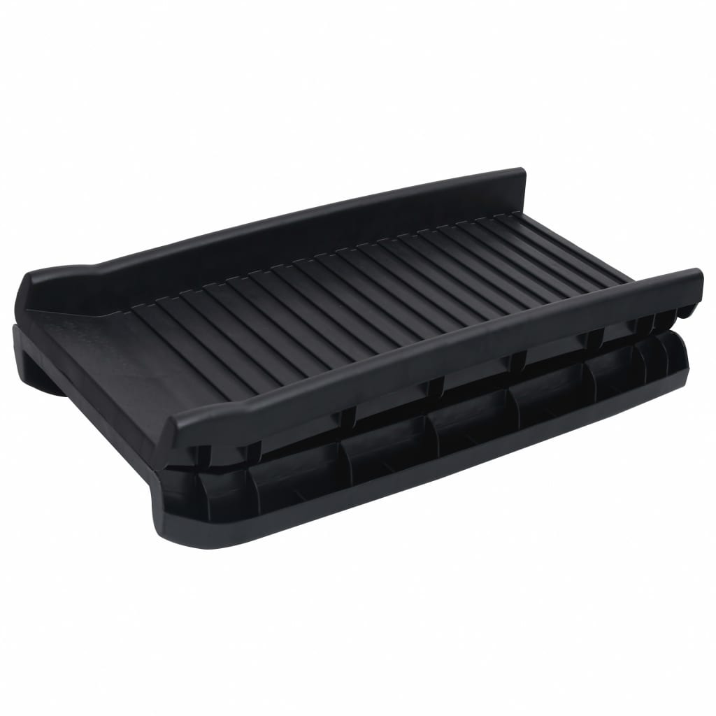 vidaXL Rampe de voiture pliable pour chiens Noir 155,5x40x15,5 cm