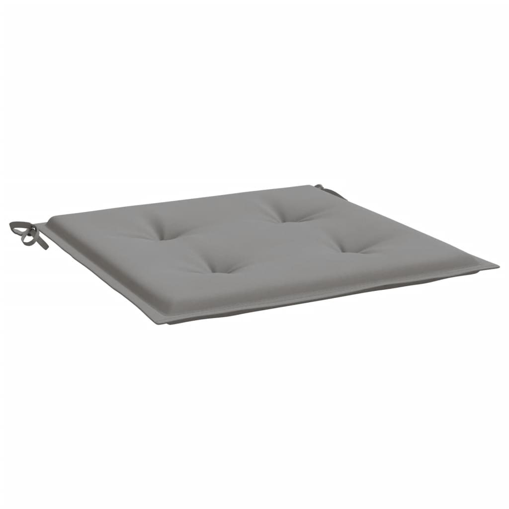 vidaXL Coussins de chaise de jardin 4 pcs gris 50x50x3 cm tissu oxford