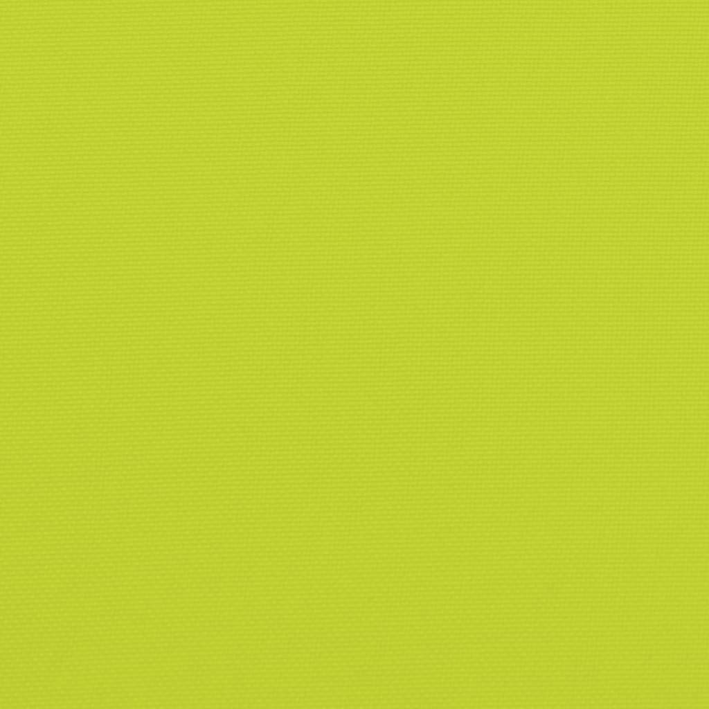 vidaXL Coussins de chaise de jardin à dossier haut lot de 4 vert vif
