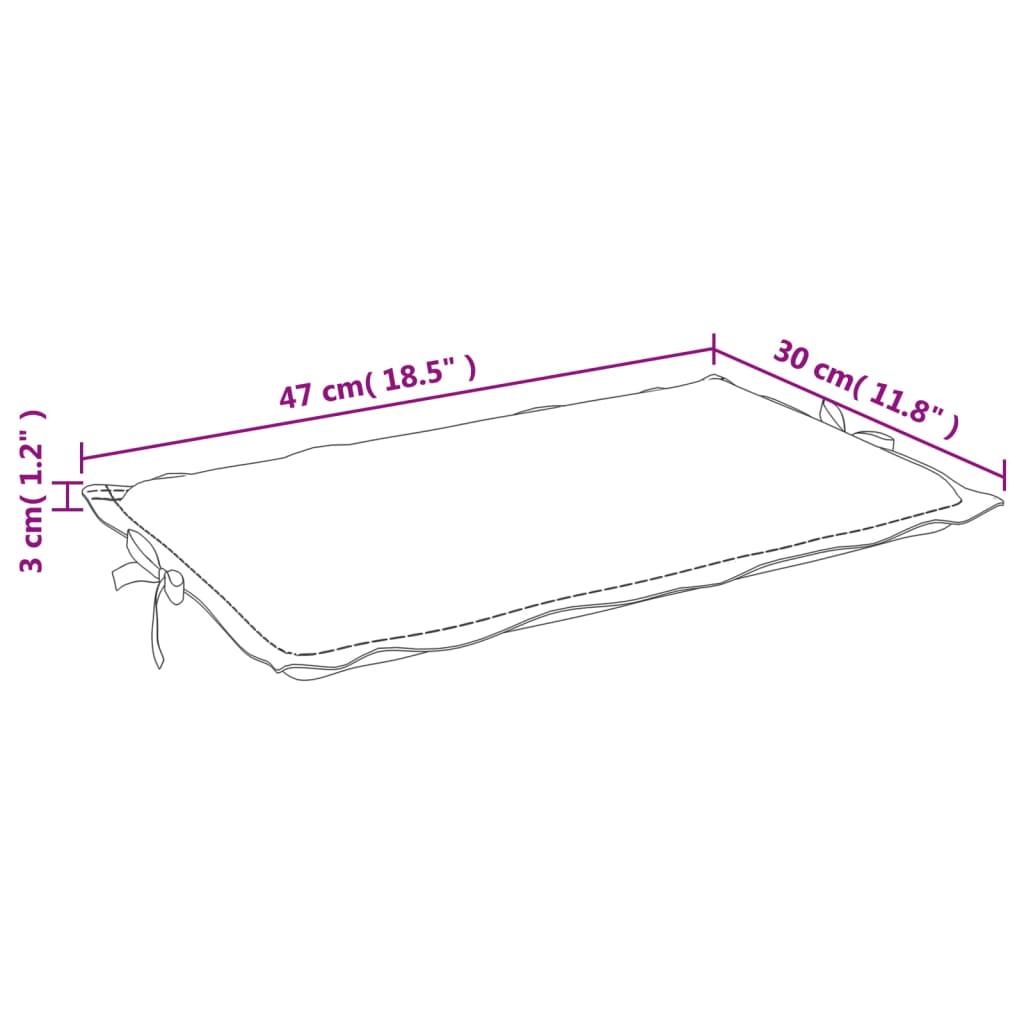 vidaXL Coussin de chaise longue rouge 186x58x3 cm tissu oxford