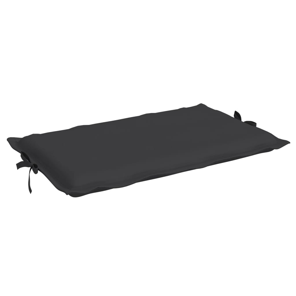 vidaXL Coussin de chaise longue noir 186x58x3 cm tissu oxford