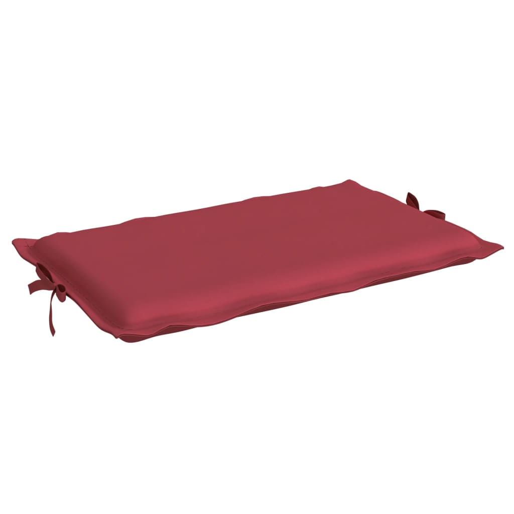 vidaXL Coussin de chaise longue rouge bordeaux 186x58x3cm tissu oxford