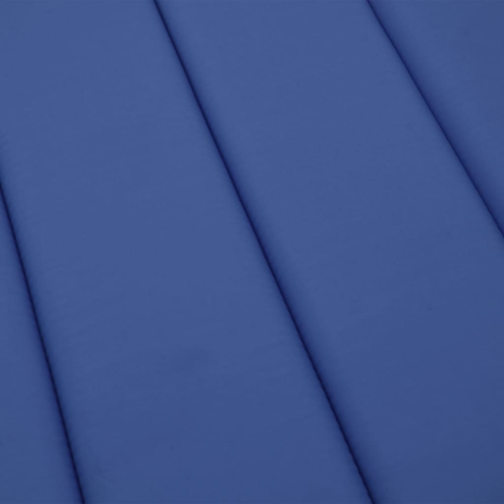 vidaXL Coussin de chaise longue bleu royal 200x50x3 cm tissu oxford