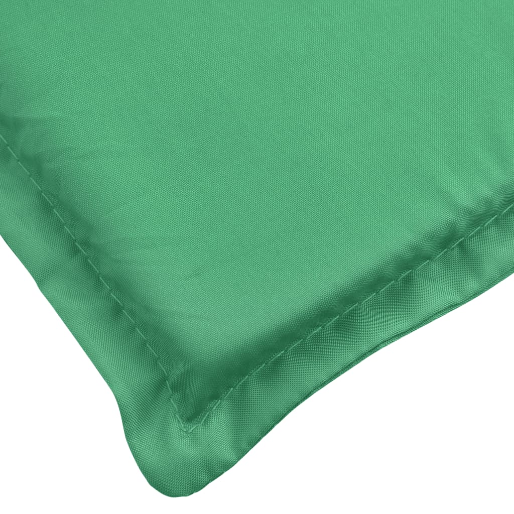 vidaXL Coussin de chaise longue vert 200x60x3 cm tissu oxford