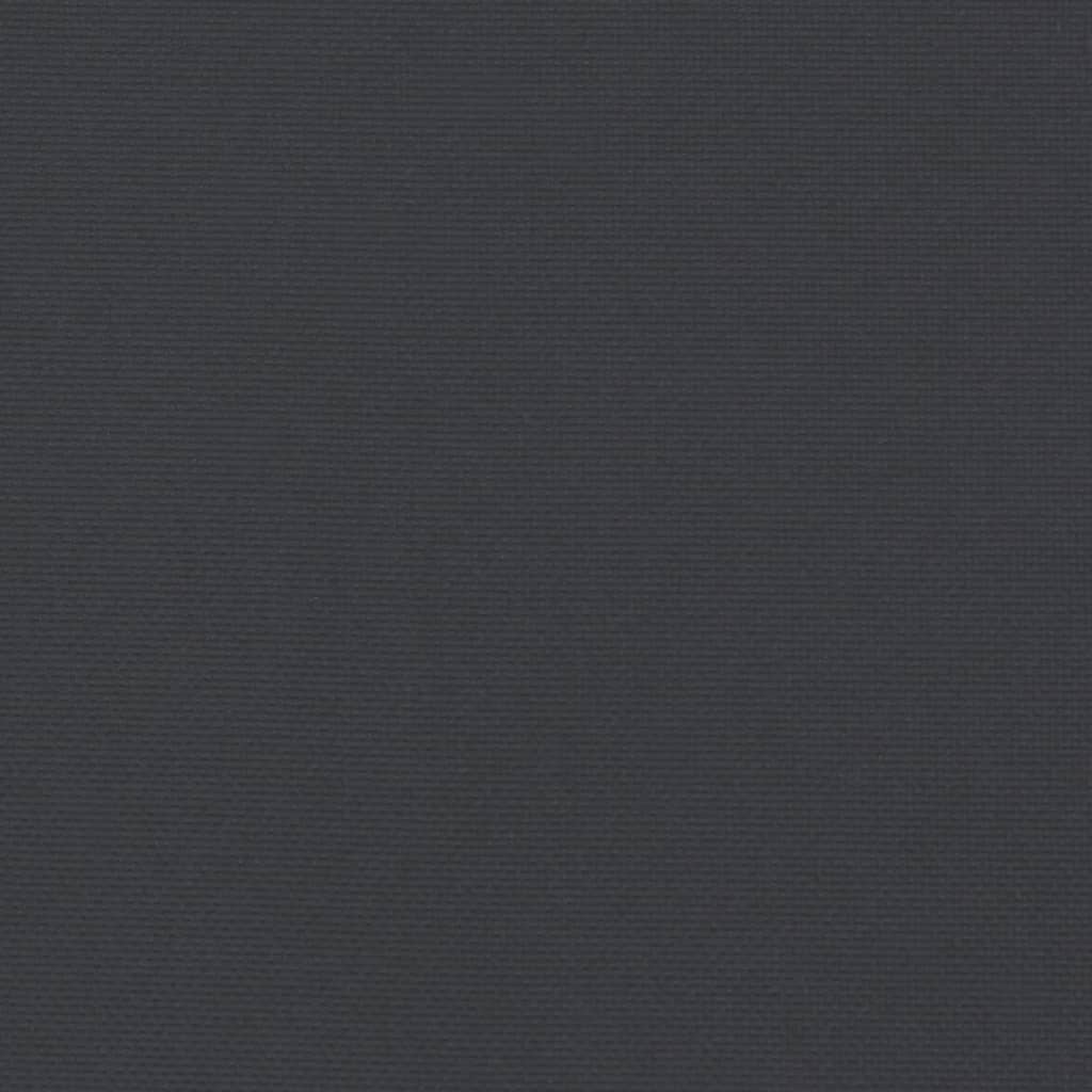 vidaXL Coussin de chaise longue noir 200x60x3 cm tissu oxford
