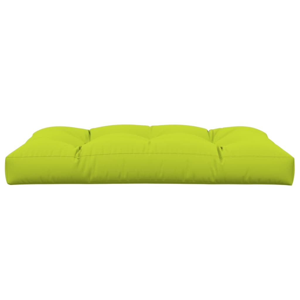 vidaXL Coussin de palette vert vif 120x80x12 cm tissu